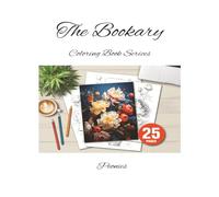 The Bookary Coloring Book Series: Peonies