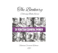 The Bookary Coloring Book Series: Venetian Carnival Women