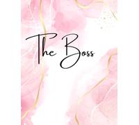 The Boss Notebook, 150 lined pages, womens notebook, note books for women, cute notebooks for women