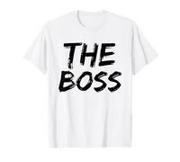The Boss, The Real Boss Partnerlook regalo Camiseta