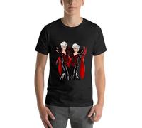 The Boulet Brothers Korean Fashion Unisex 100% Cotton Short-Sleeve T-Shirts Black M