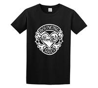 The Bouncing Souls-Broken-Heart-Logo Unisex 100% Cotton Short-Sleeve T-Shirts Black M