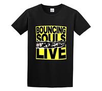 The Bouncing Souls Live Unisex 100% Cotton Short-Sleeve T-Shirts Black XL