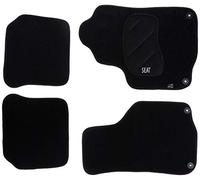 Pool Line 964N1.5003, Juego de Alfombras de Moqueta a Medida Premium para SEAT LEON 1º SERIE (93-05), Negro