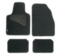 The Boutique for Your Car - Juego Alfombras Moqueta Select Negra TALONERA TERMOSELLADA Y Ribete (SIN Solapa)