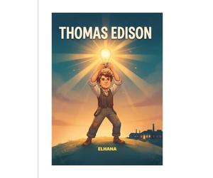 The Boy Who Lit Up the World: Thomas Edison: A Biography Story and Coloring Book for Kids Ages 4-8