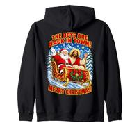 The Boys Are Back Merry Christmas Funny Sudadera con Capucha