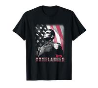 The Boys Patriotic Homelander American Flag Background Camiseta