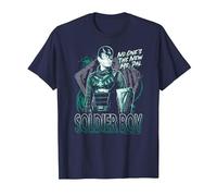 The Boys Soldier Boy Superhero TV Show Camiseta, Hombre, Azul Marino, 6XL