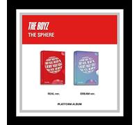THE BOYZ THE SPHERE - Juego de 2 versiones de 1er álbum individual + 1 mini tarjeta tipo QR + 1 tarjeta fotográfica selfie + tarjeta fotográfica oficial de 11 p + seguimiento sellado