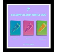 THE BOYZ THRILL-ING - Funda para 6º álbum con plataforma KICK + 1 tarjeta mini tipo QR + 1 tarjeta fotográfica selfie + tarjeta fotográfica oficial de 11 p + seguimiento sellado