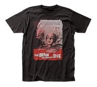 The Brain That Wouldn't Die Poster Fitted Jersey tee Men T Shirt Men's Tops Tees Black M