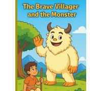The Brave Villager and the Monster: A Black & White Coloring Story Adventure for Kids: A 30-Scene Coloring Book Featuring a Courageous Boy, a Gentle ... a Heartwarming Tale of Friendship and Bravery