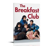 The Breakfast Club - Lienzo de pintura al óleo impermeable y resistente a las manchas, adecuado para cualquier estilo decorativo de dormitorio, sala de estar, oficina, estilo marco, 50 x 75 cm