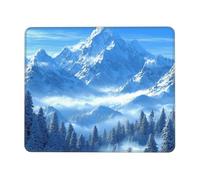 The Breathtaking Snow - Alfombrilla de mouse de varios tamaños para oficina, estudio y juegos, con fuerte adherencia y superficie gruesa y cómoda