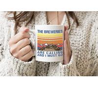 The Breweries Are Calling And I Must Go Blanco Taza regular Taza 330 ml de té de café