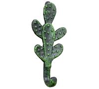 The Bridge Collection Cast Iron Cactus Hook for Wall - Metal Cactus Coat Rack for Southwestern Desert Boho Home Decor - Coat Towel Key H