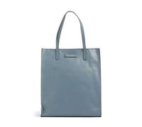 The Bridge Mirra Bolsa shopping azul-gris, cuero, mujer