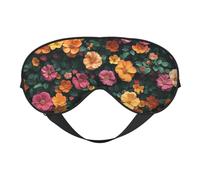 The Bright Spring in The Flower Garden - Antifaz para dormir con correa ajustable, cómoda cubierta para los ojos para viajes, yoga, siestas, dormir y relajarse