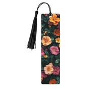 The Bright Spring in The Flower Garden - Marcapáginas de madera con impresión de doble cara, 5 piezas, regalos para mujeres para amantes de los libros, accesorios geniales para cuadernos, regalos de