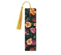 The Bright Spring in The Flower Garden - Marcapáginas de madera con impresión de doble cara, 5 piezas, regalos para mujeres para amantes de los libros, accesorios geniales para cuadernos, regalos de