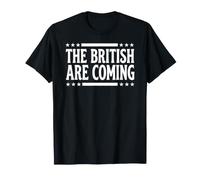 The British Are Coming Patriotic Stars 4th of July Funny Camiseta