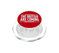 The British Are Coming Patriotic Stars 4th of July Funny PopSockets PopGrip para MagSafe