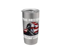 The British Blew A 13 Colony Lead Funny George Washington Vaso térmico de acero inoxidable de doble pared