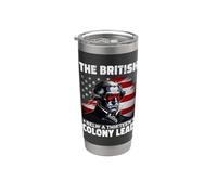 The British Blew A 13 Colony Lead Funny George Washington Vaso térmico de acero inoxidable de doble pared