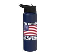The British blew a thirteen colony lead funny 4th of july Stainless Steel Insulated Water Bottle
