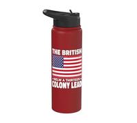 The British blew a thirteen colony lead funny 4th of july Stainless Steel Insulated Water Bottle