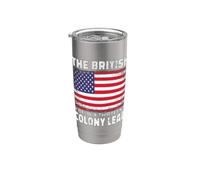 The British blew a thirteen colony lead funny 4th of july Vaso térmico de acero inoxidable de doble pared