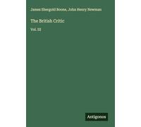 The British Critic: Vol. III