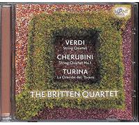 VERDI - CHERUBINI - TURINA: String Quartets [CD de audio] The Britten Quartet and Verdi - Cherubini