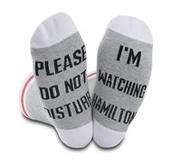 The Broadway Musical Hamilton - Calcetines inspirados en el teatro I'm Watching Theatre Lover, I'm Watching Hamilton, M