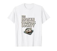 The Broken Compass Society Viajes Senderismo Camping Aventura Camiseta
