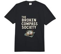 The Broken Compass Society Viajes Senderismo Camping Aventura Comfort Colors Adult Heavyweight T-Shirt