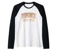 The Bronx NYC, I Love Bronx, I Love York City, Vintage Bronx Camiseta Manga Raglan