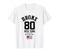 The Bronx tee Shirts, I Love Bronx, The Bronx New York City Camiseta gráfica económica, Hombre, Blanco, XL
