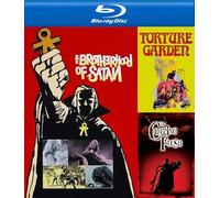 The Brotherhood of Satan (1971) [Blu-ray] Starring Strother Martin, L.Q. Jones, Charles Batemen + 2 Bonus Classic Horror Movies (Torture Garden / The Creeping Flesh)