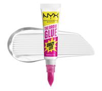 NYX Professional Makeup The Brow Glue Crazy Lift Gel Cejas, Transparent | Fijación Extrafuerte 24H, Resistente al Sudor y Humedad, Sin Rigidez ni Residuos, Cepillo Integrado, The Brow Glue Crazy Lift