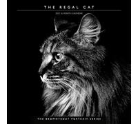 The Browntrout Portrait Series: The Regal Cat 2025 12 X 24 Inch Monthly Square Wall Calendar Plastic-Free