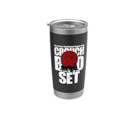 The Brutal Gentlemen Club CROUCH, BIND, SET Japón Vaso térmico de acero inoxidable de doble pared