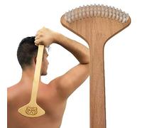 The Bulldog - Rascador de espalda negro con manchas de ébano de edición limitada, estimulador de la piel para aliviar la picazón y el placer, el mejor regalo para hombres y mujeres, Ssiz.nm-7212, Natural, 1