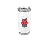 The Bump Wants Crawfish Funny Cajun Crawfish Hervir Mariscos Vaso térmico de acero inoxidable de doble pared