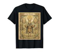 The Bunny Lover Tarot Card Vintage Día de Pascua Hombres Mujeres Niños Camiseta