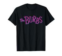 The ’Burbs Pink and Blue Retro Logo Camiseta