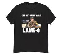 The Burbs T-Shirt Get out of My Yard Lame-O Comedy tee Size BlackL