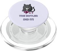 The Butler Did It Golden Age Cozy Mystery Cat Get out Claws PopSockets PopGrip para MagSafe