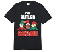 The Butler Gnomo Funny Butler Christmas Comfort Colors Adult Heavyweight T-Shirt